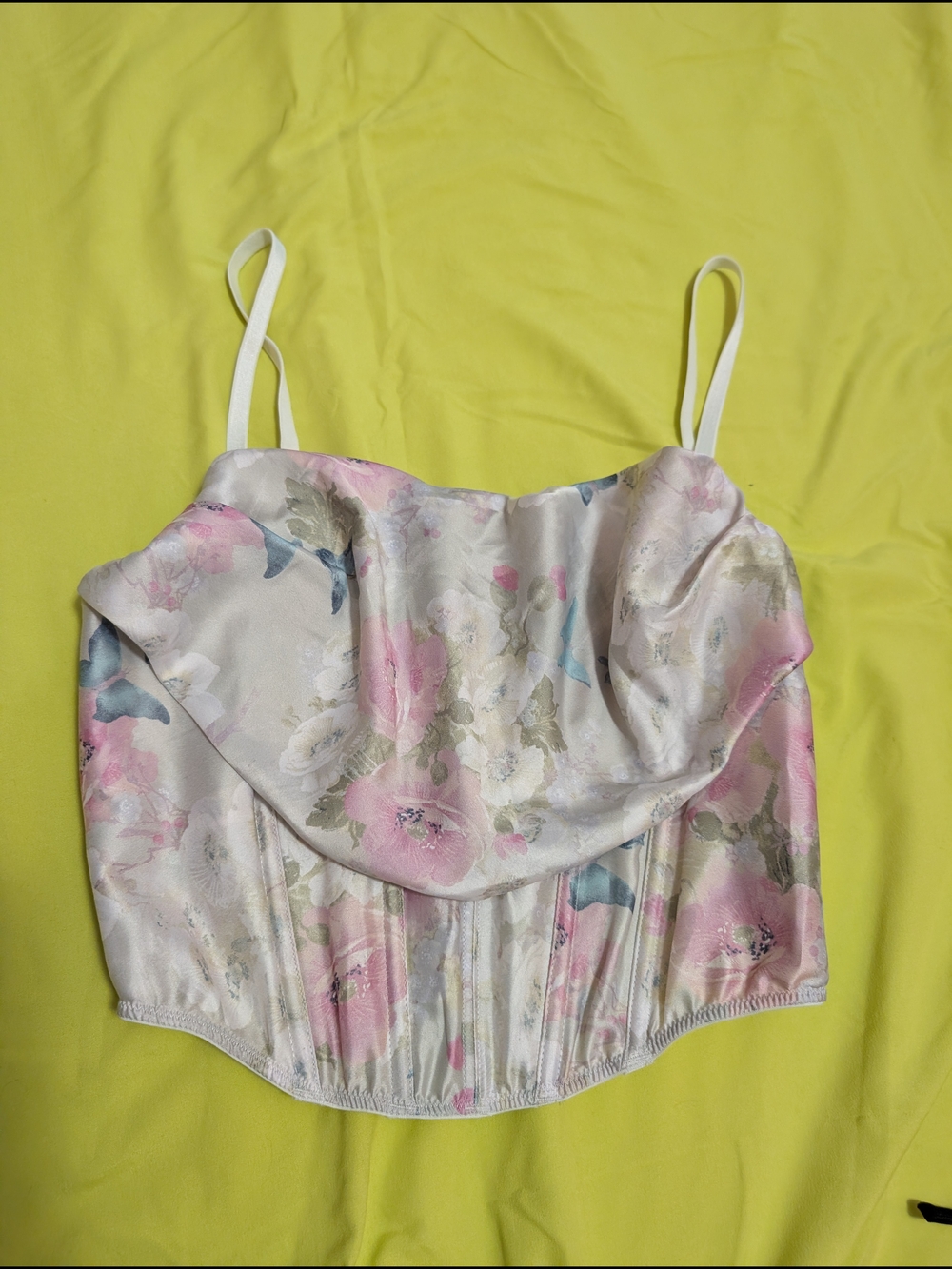 NWT Victoria's Secret Satin Corset With Boning